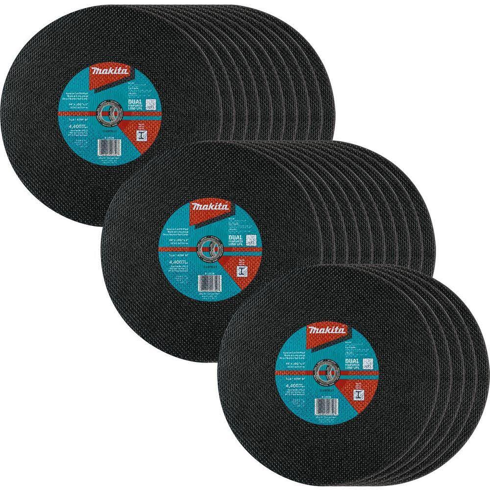 B-57598-25 14 in. x 1 in. x 3/32 in. Cut-off Wheel (25-Pack)