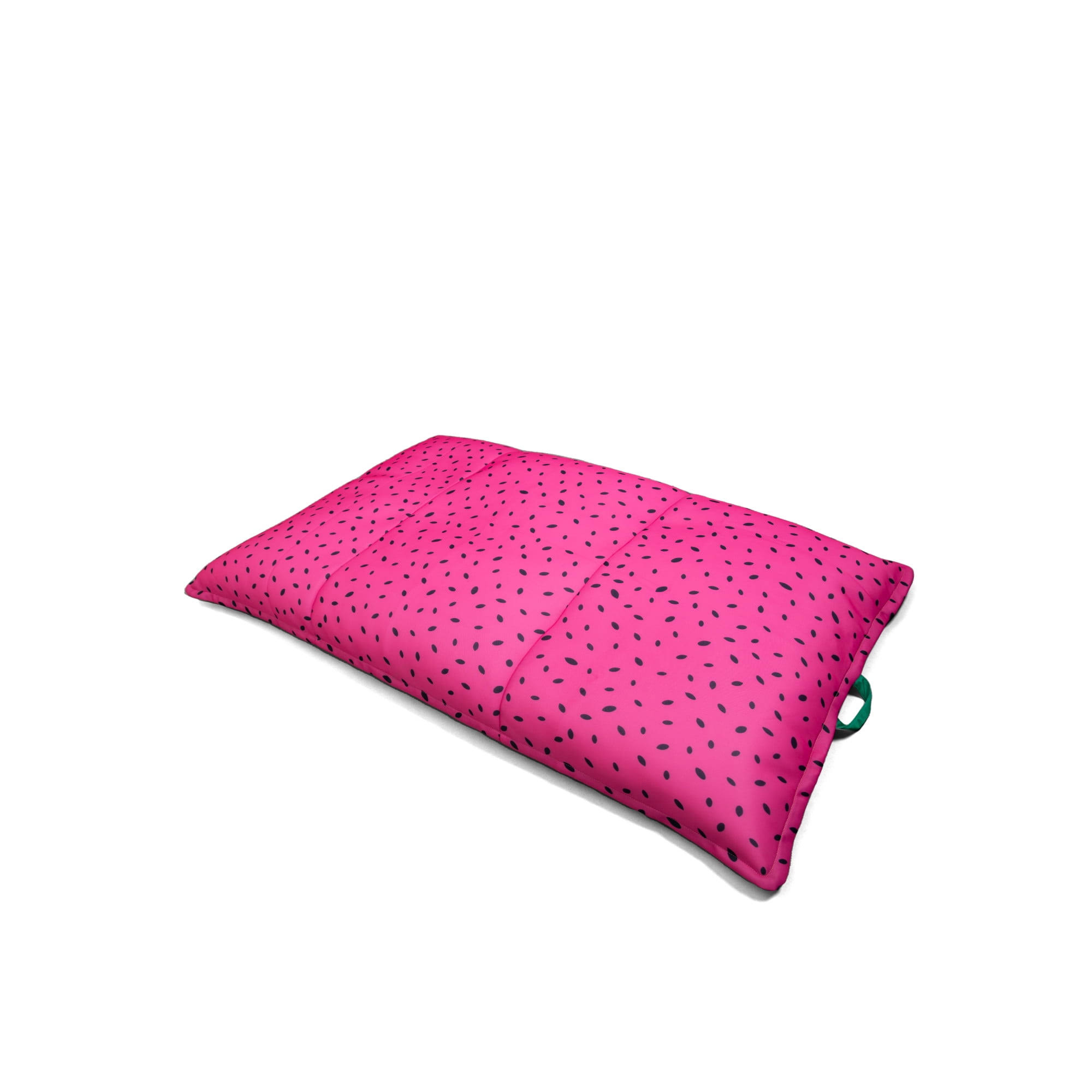 Lagoon Lounger No Inflation Needed Pool Float, Summer Melon Double Sided Mesh, Quick Draining Fabric, 5 feet Giant