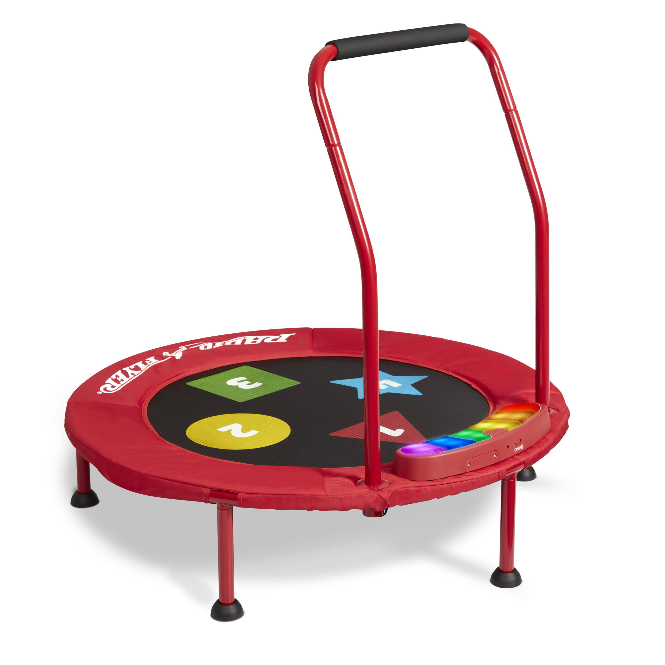 Game Time Interactive Kids  Trampoline with Lights   Sounds, 3-Feet Diameter