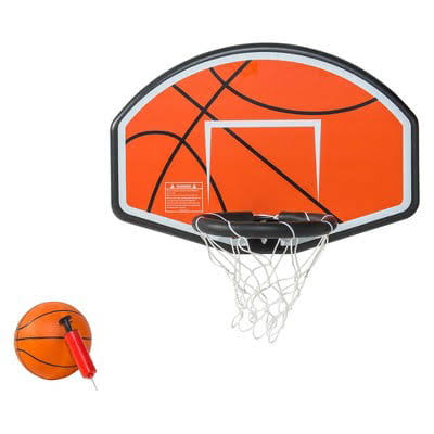 Spark Basketball Hoop Set, Black/Orange, Compatible with Spark Trampoline