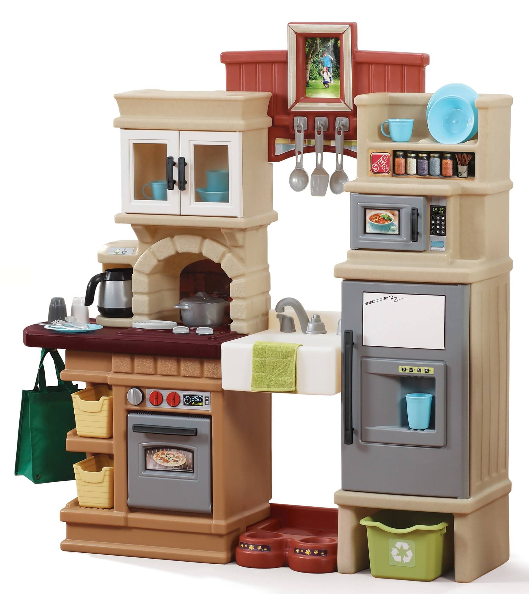 Heart of the Home Brown Toddler Play Kitchen Set