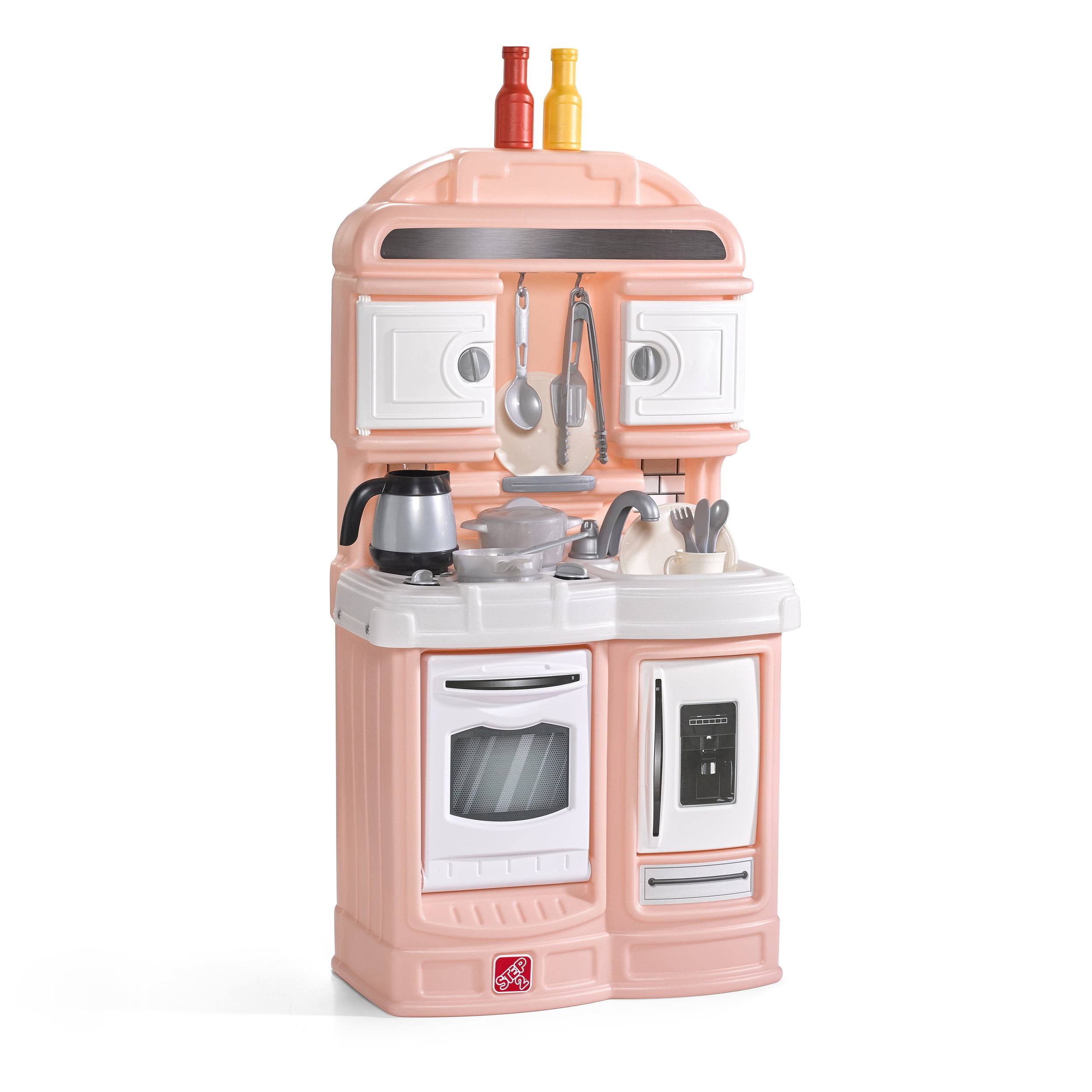Rose Pink Quaint Play Kitchen Playset for Toddlers