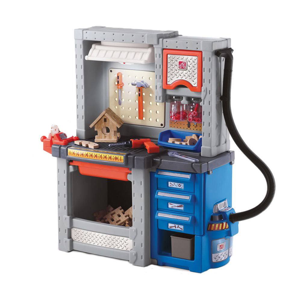 Deluxe Workshop with 50 Piece Accessory Set and Pretend Shop Vac