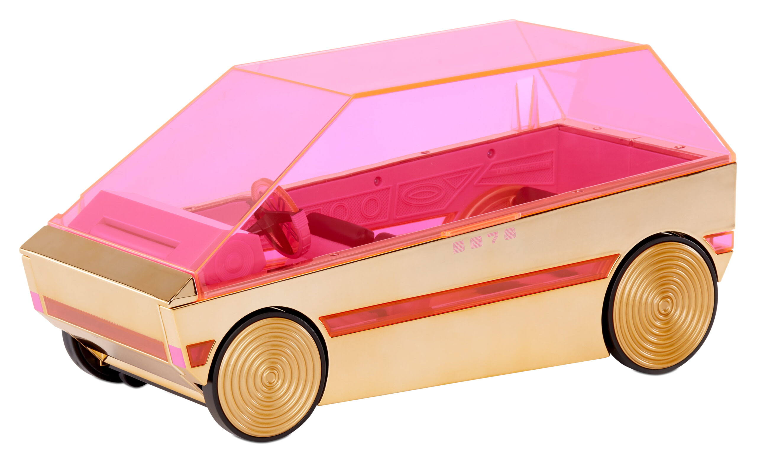 LOL Surprise 3-in-1 Party Cruiser Car With Surprise Pool, Dance Floor and Magic Black Lights, Multicolor   Great Gift for Girls Age 4+