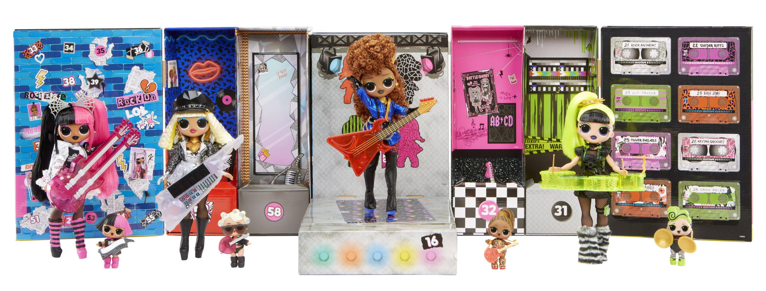 LOL Surprise OMG Remix Super Surprise   70+ Surprises, 4 Fashion Dolls   4 Dolls, Boombox Playset