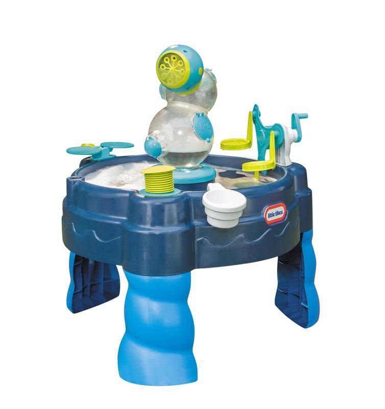 FOAMO 3-in-1 Water Table with Bubble   Foam hine Activity and Accessory Set, Outdoor Water Toy Play Set for Toddlers Kids Boys Girls Ages 2 3 4+ Year Old