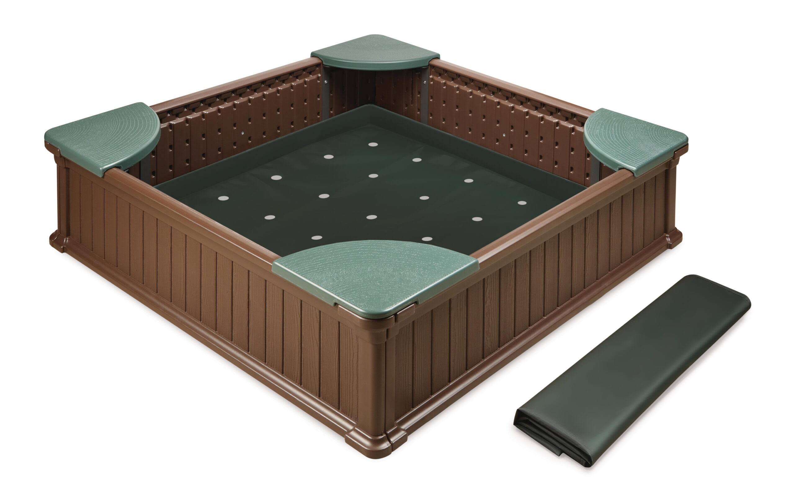 Badger Basket Woodland 2-in-1 Sandbox and Garden Planter