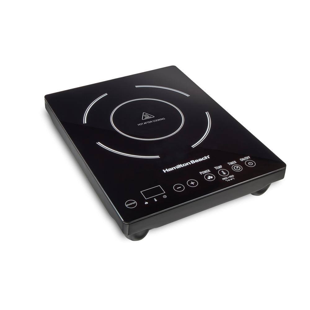 Single Burner 10 in. Black Induction Cooktop