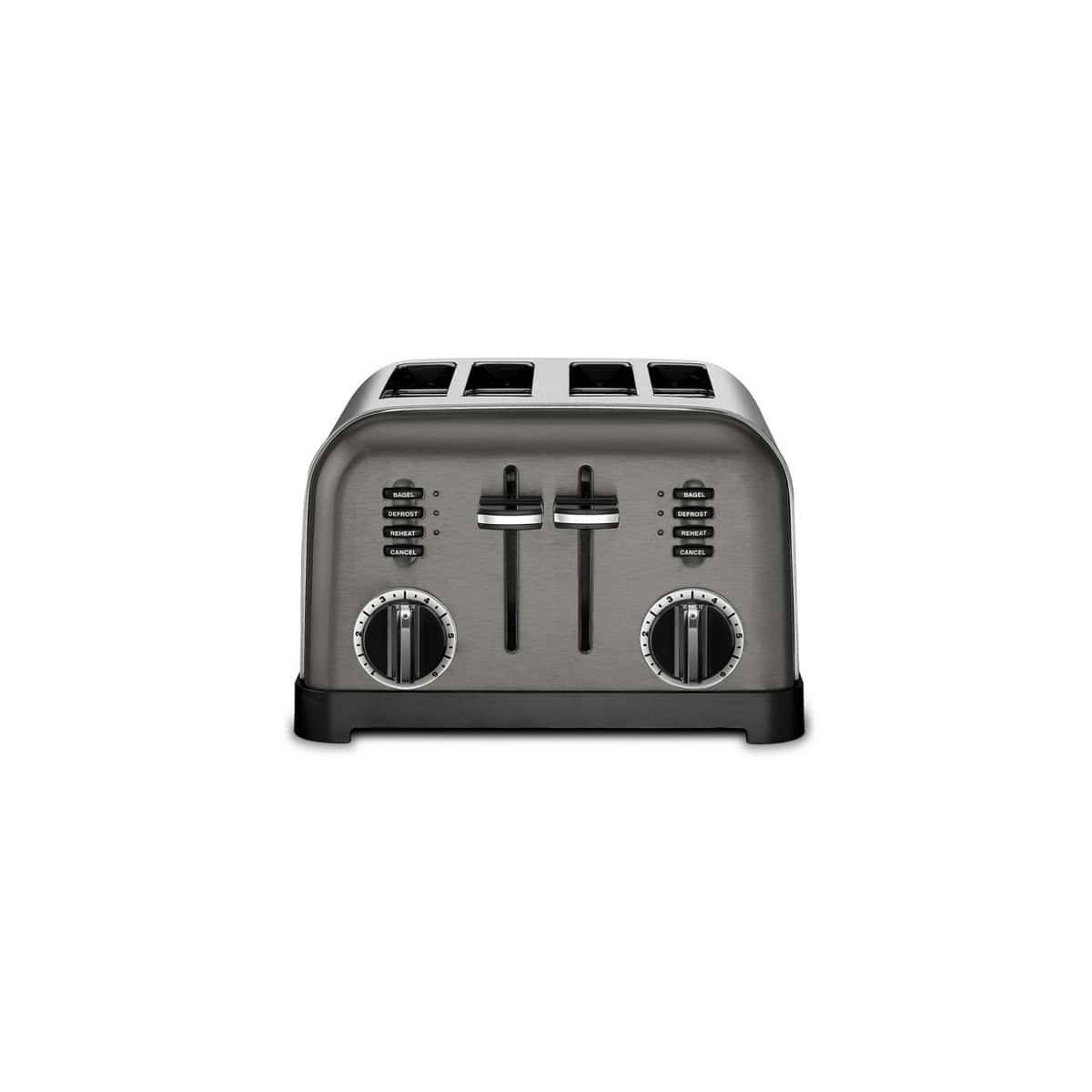 CPT-180BKSP1 4-Slice Classic Toaster   Black Stainless Steel