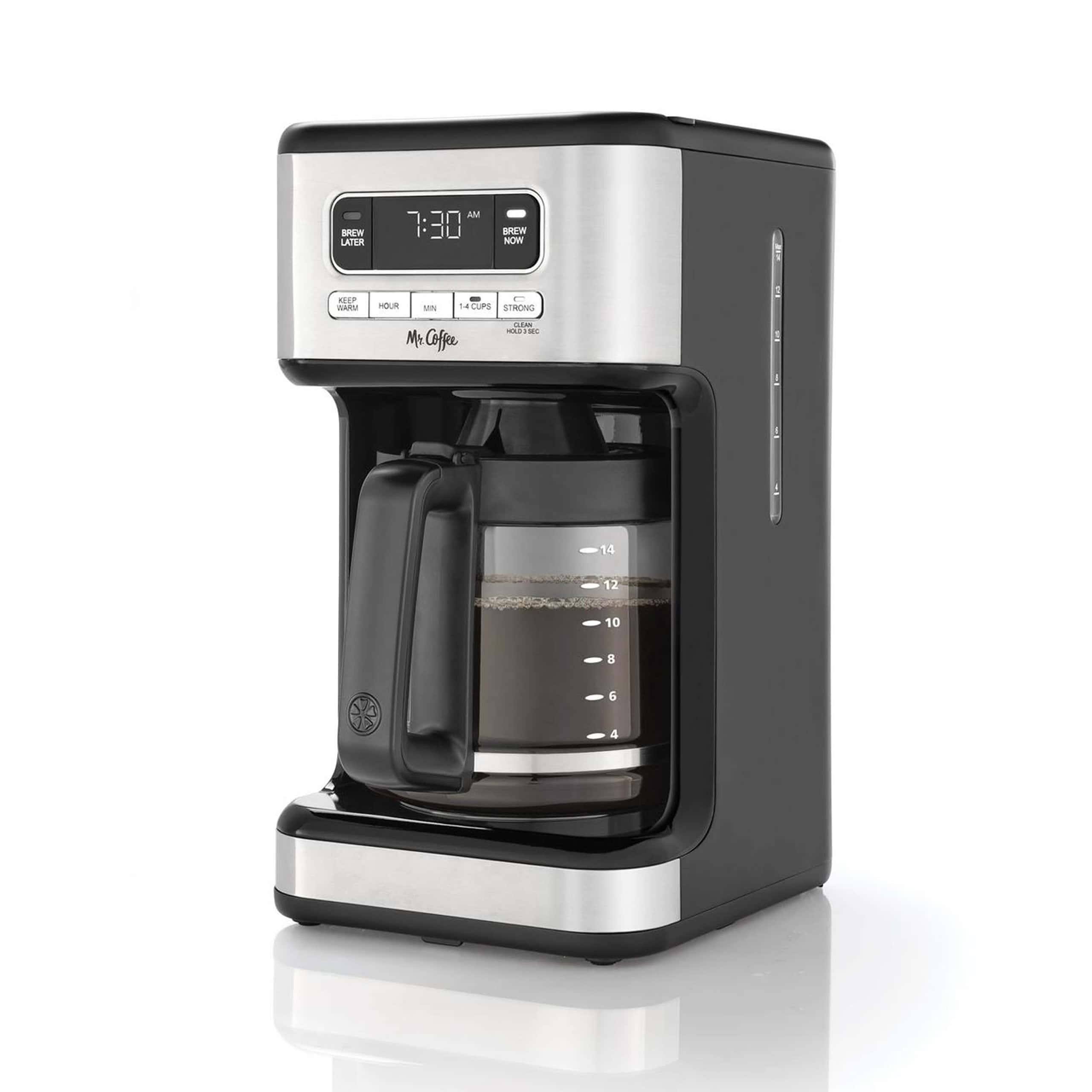 Mr. Coffee 14-Cup Stainless Steel Residential Drip Coffee Maker