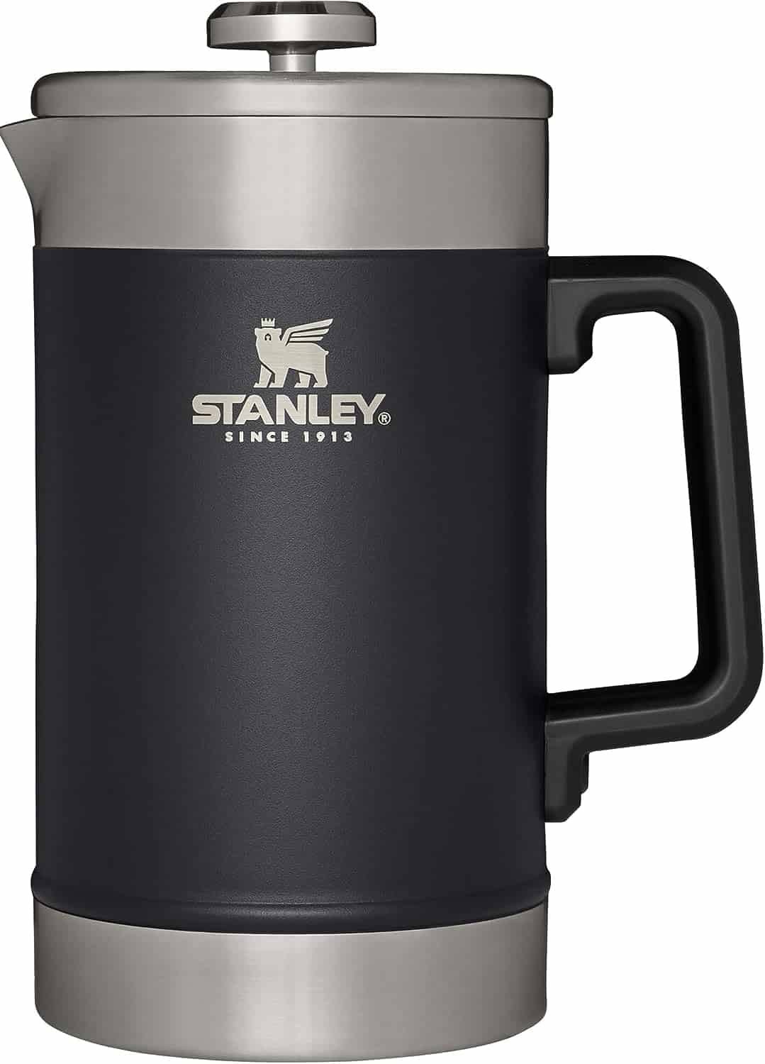 Stanley French Press 48oz with Double Vacuum Insulation, Matte Black