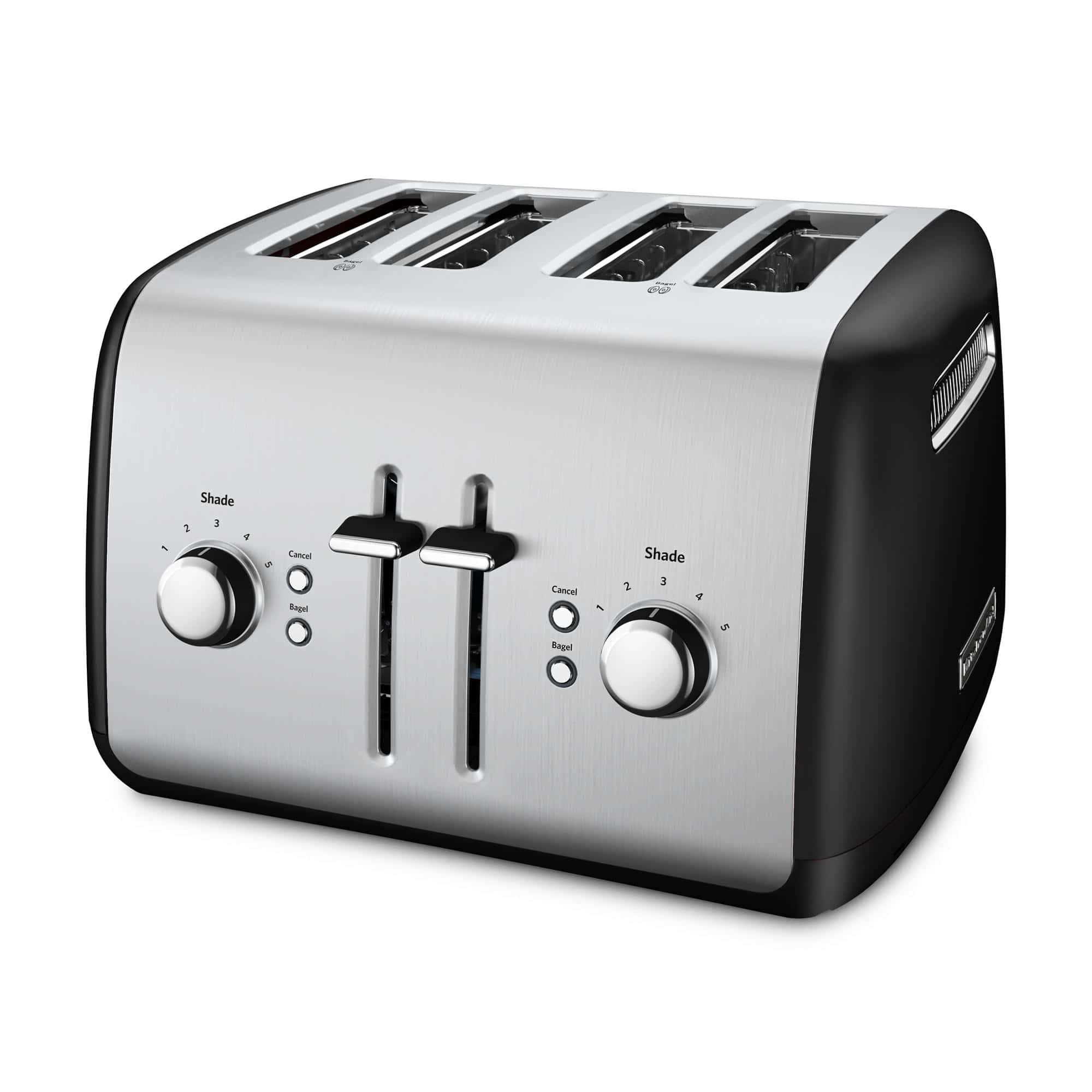 4-Slice Black 1440-Watt Toaster