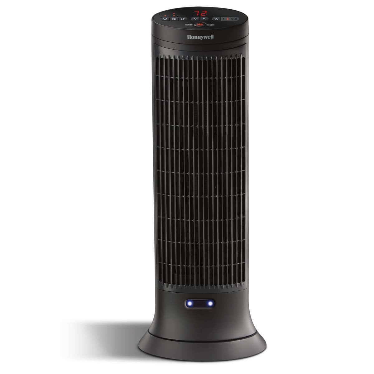 Honeywell Digital Ceramic Tower Heater with Motion Sensor Black