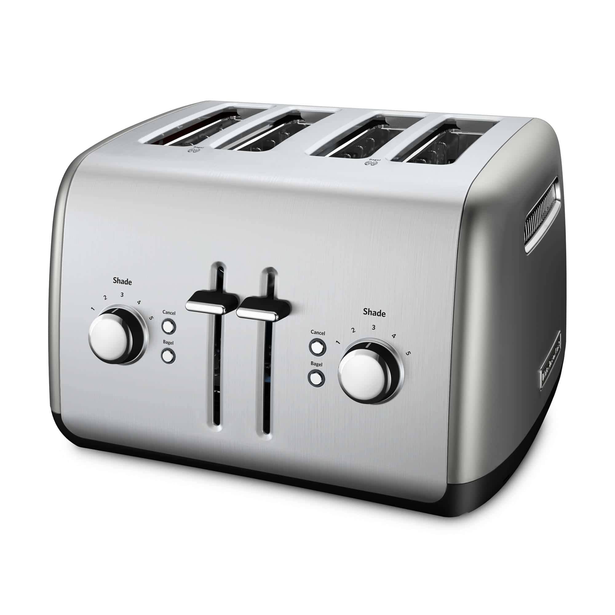 4-Slice Gray 1440-Watt Toaster