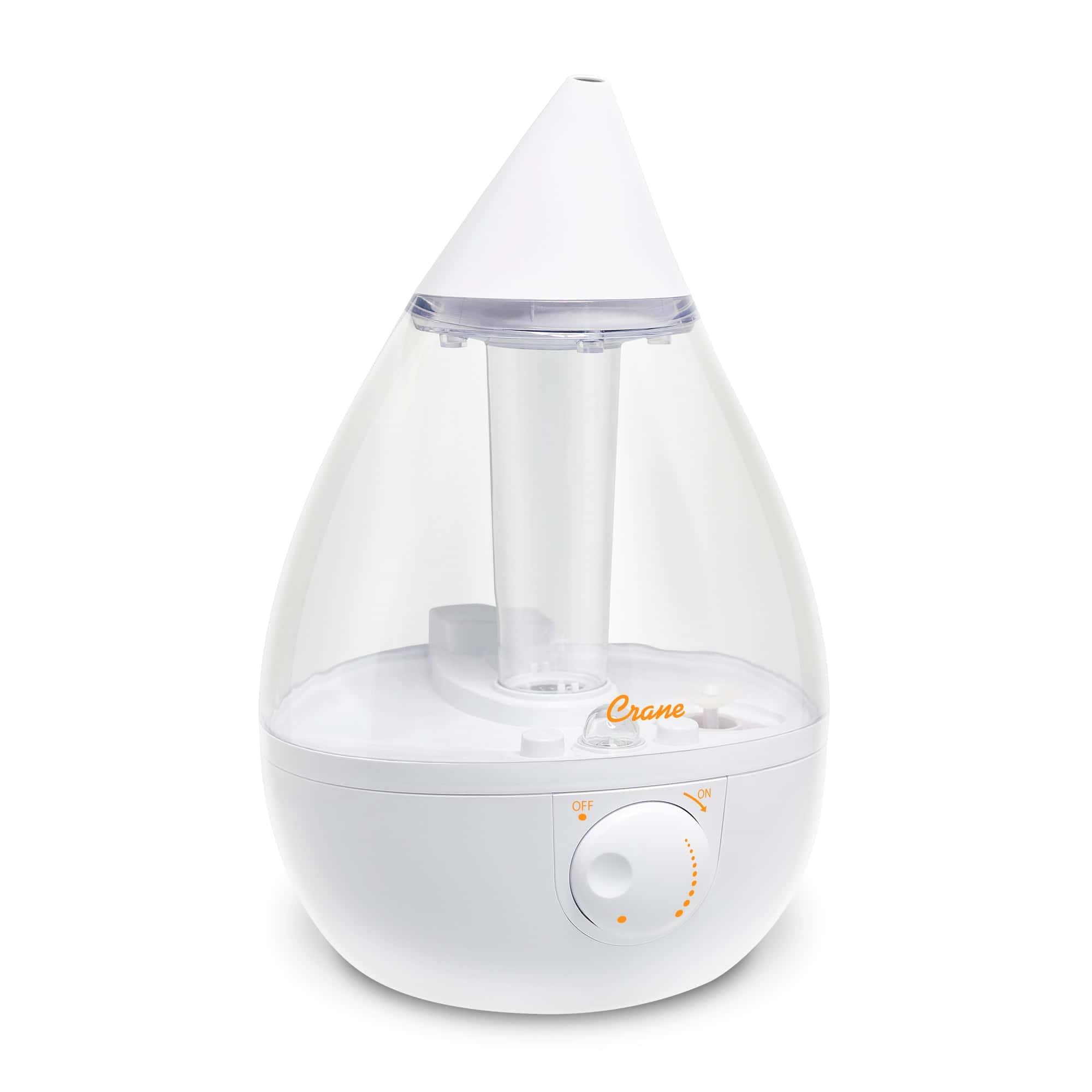 Crane 1-Gallons Tabletop Cool Mist Humidifier (For Rooms Up To 500-sq ft)