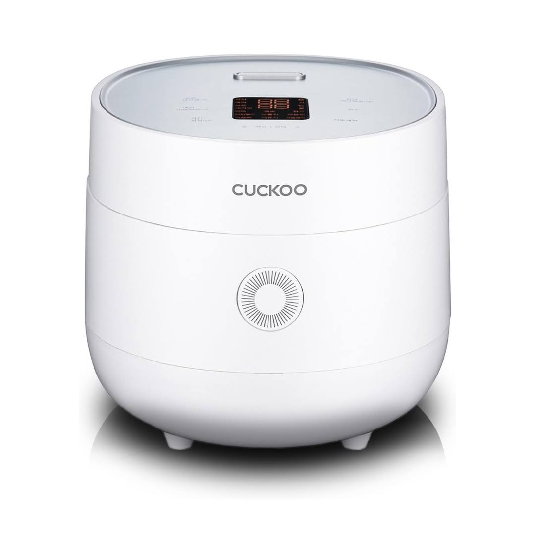 CUCKOO CR-0675F | 6-Cup (Uncooked) Micom Rice Cooker, Touch-Screen, Nonstick Inner Pot | White