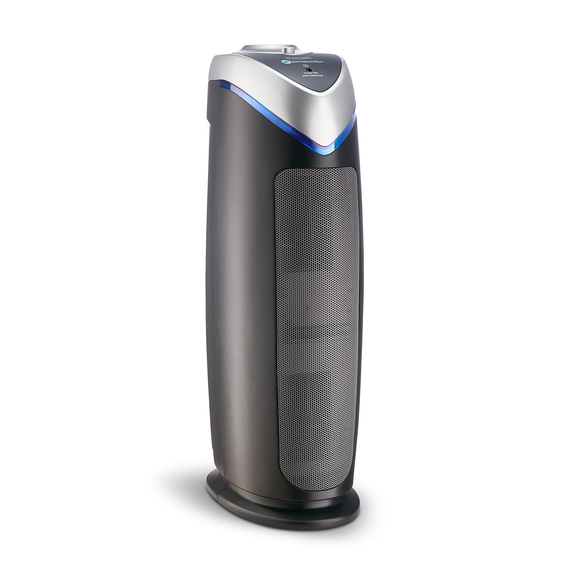GermGuardian AC4825E Air Purifier with HEPA Filter   UV-C Light, 22”, Gray