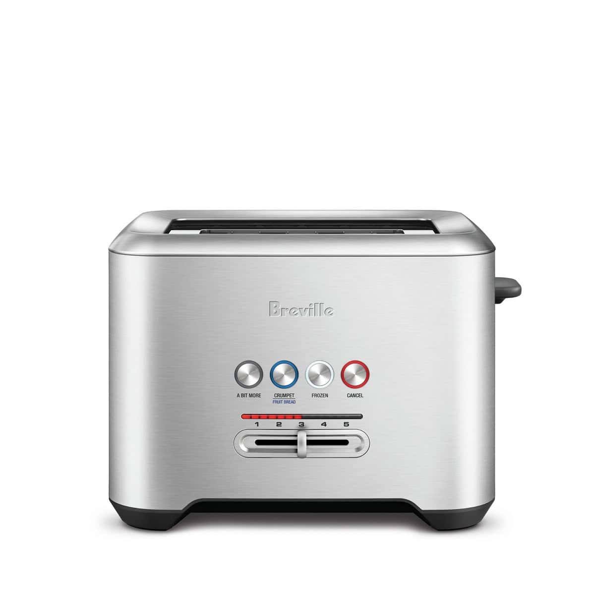 A Bit More 2 Slice Stainless Steel Toaster