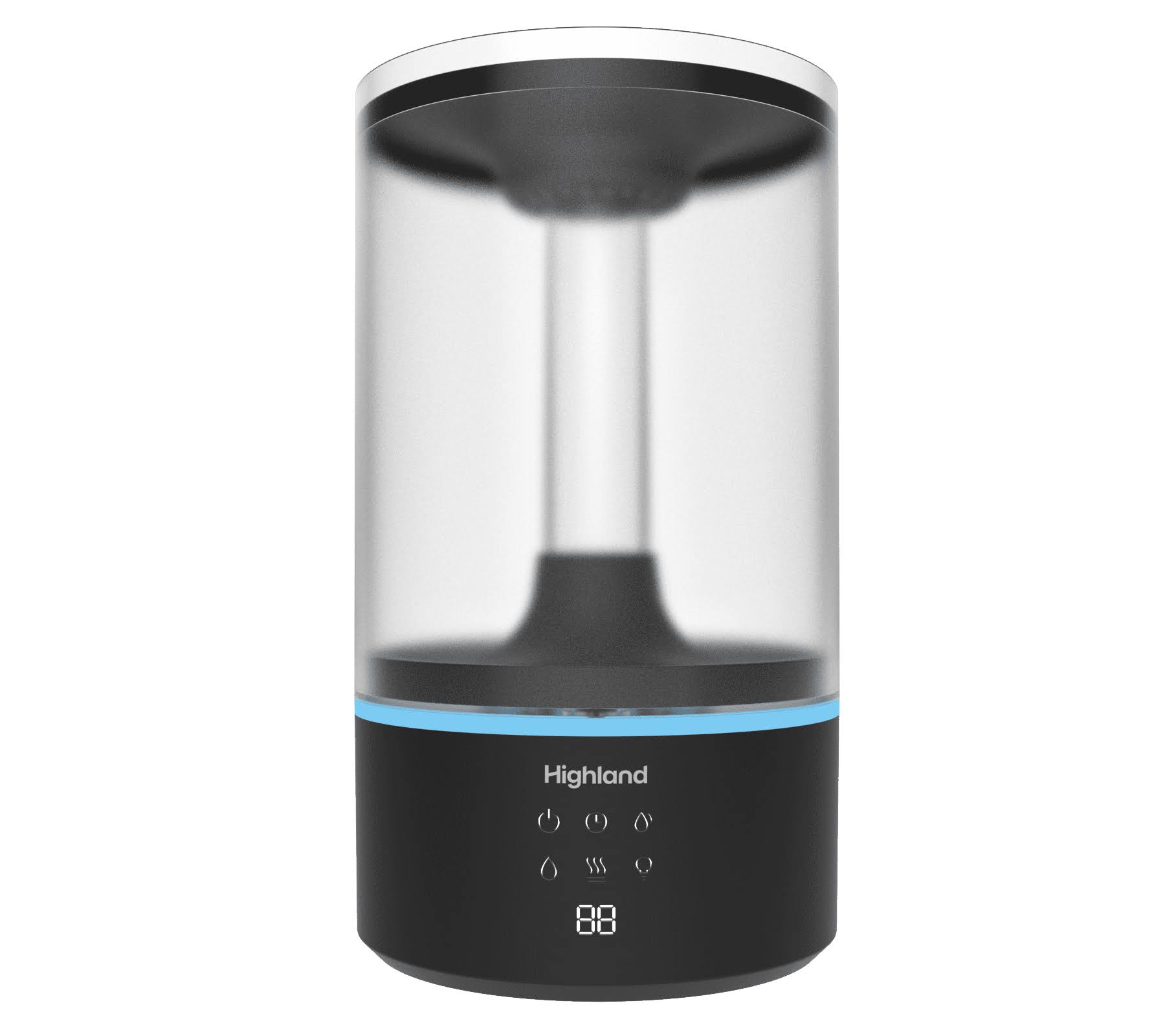 Highland 1.2-Gallons Tabletop Cool Mist/Warm Mist Humidifier (For Rooms Up To 600-sq ft)