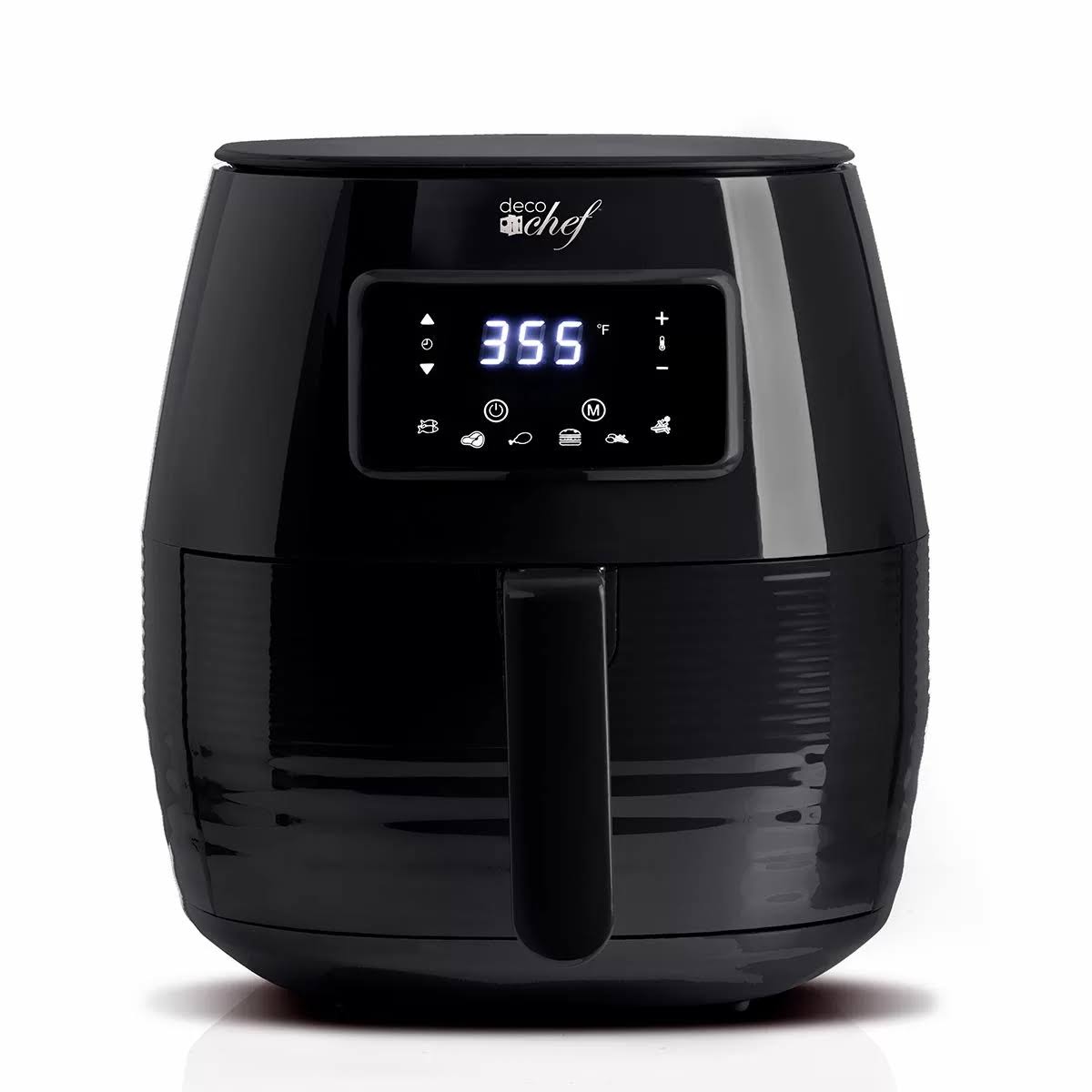 Deco Chef 5.8 Liter Digital Electric Fryer   Black