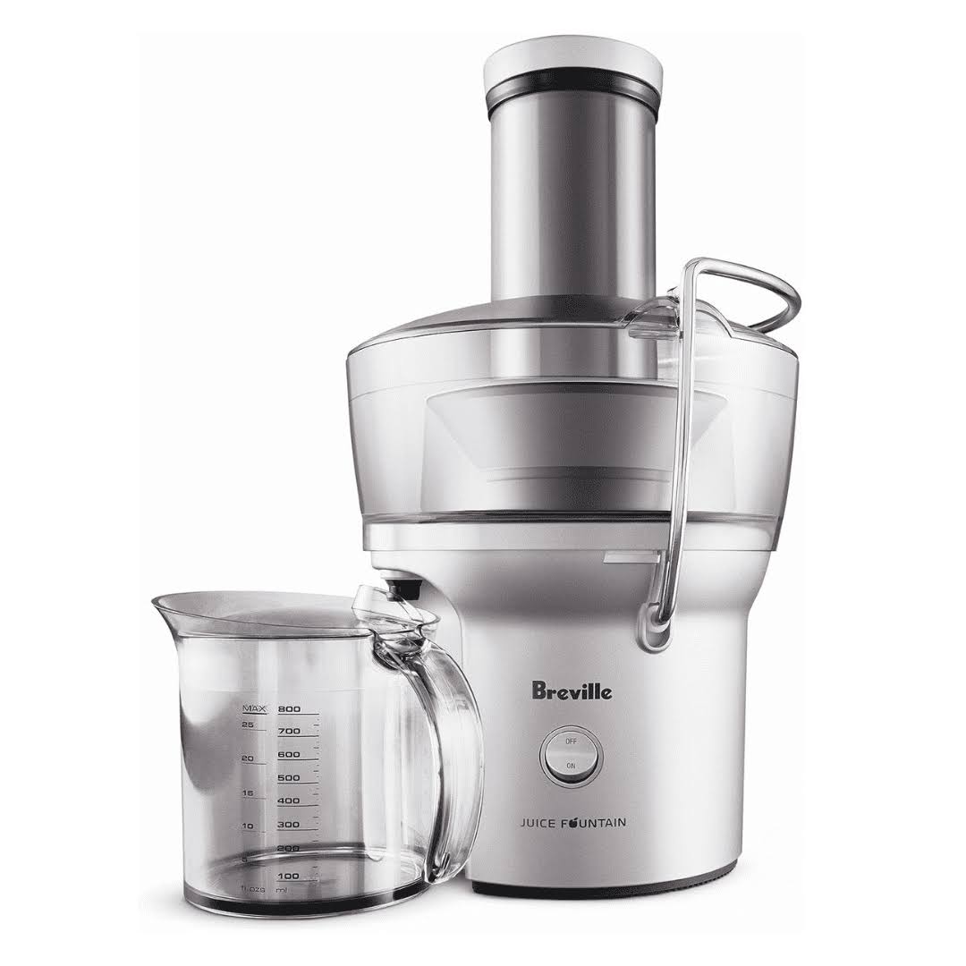 Juice Fountain Compact Juicer, Silver, BJE200XL, 10  x 10.5  x 16