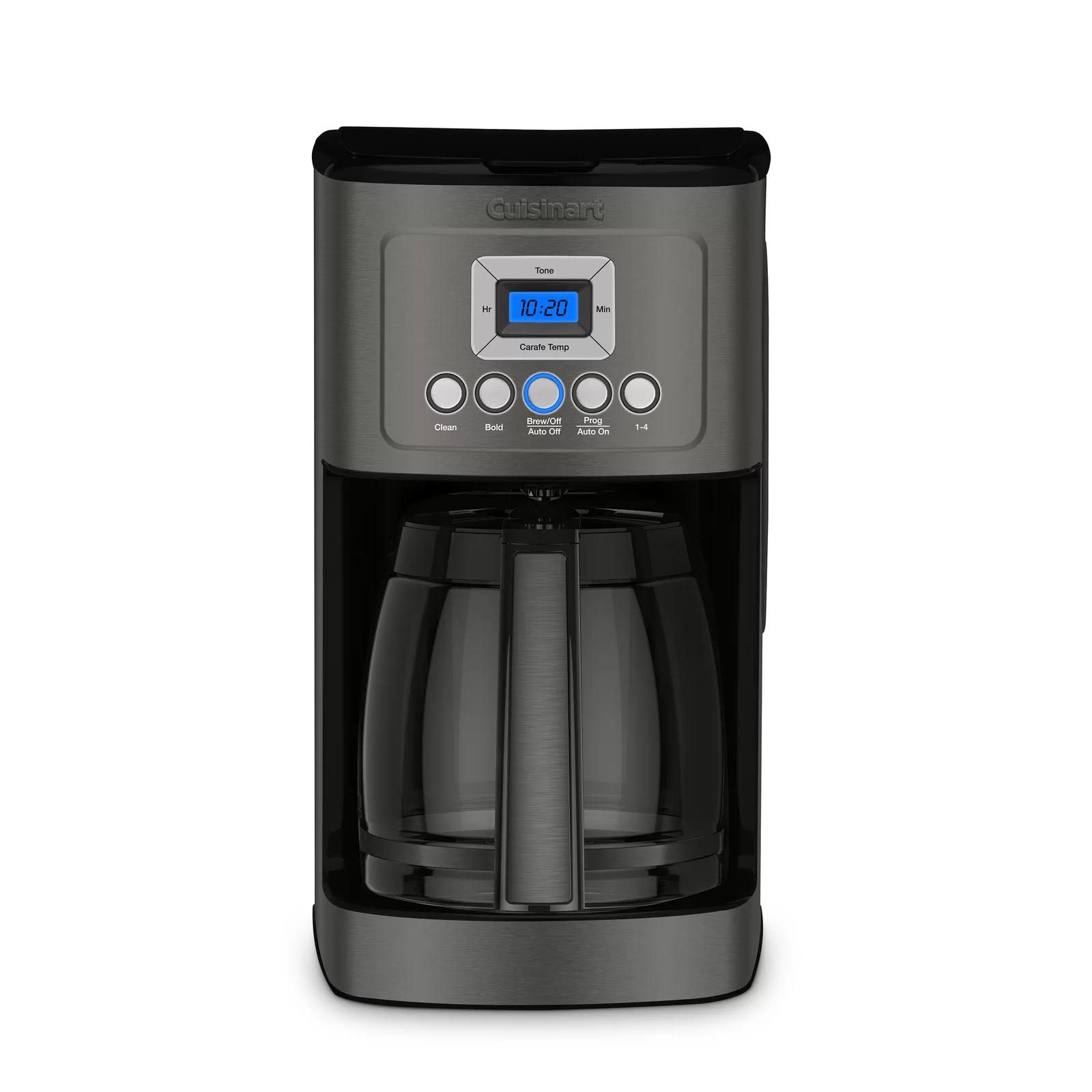 Coffee Maker, Perfecttemp 14-Cup Glass Carafe, Programmable Fully Automatic, Black, DCC-3200BKSP1