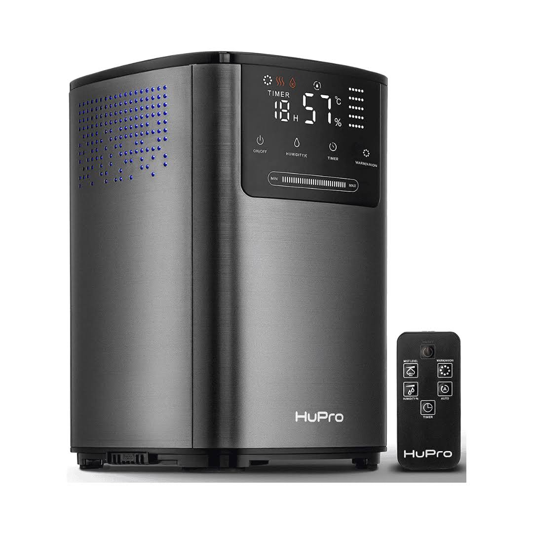 Hupro Top Fill Cool Mist   Warm Mist Humidifier for Large Room Home Bedroom Living Room 4L Big Capacity