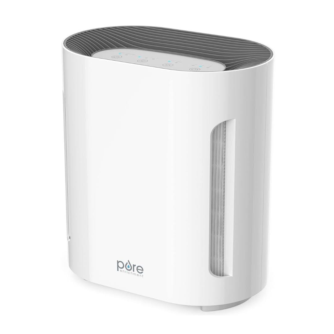 Pure Enrichment PureZone 3-in-1 True HEPA Air Purifier 3-Speed (Covers: 200-sq ft) White HEPA Air Purifier