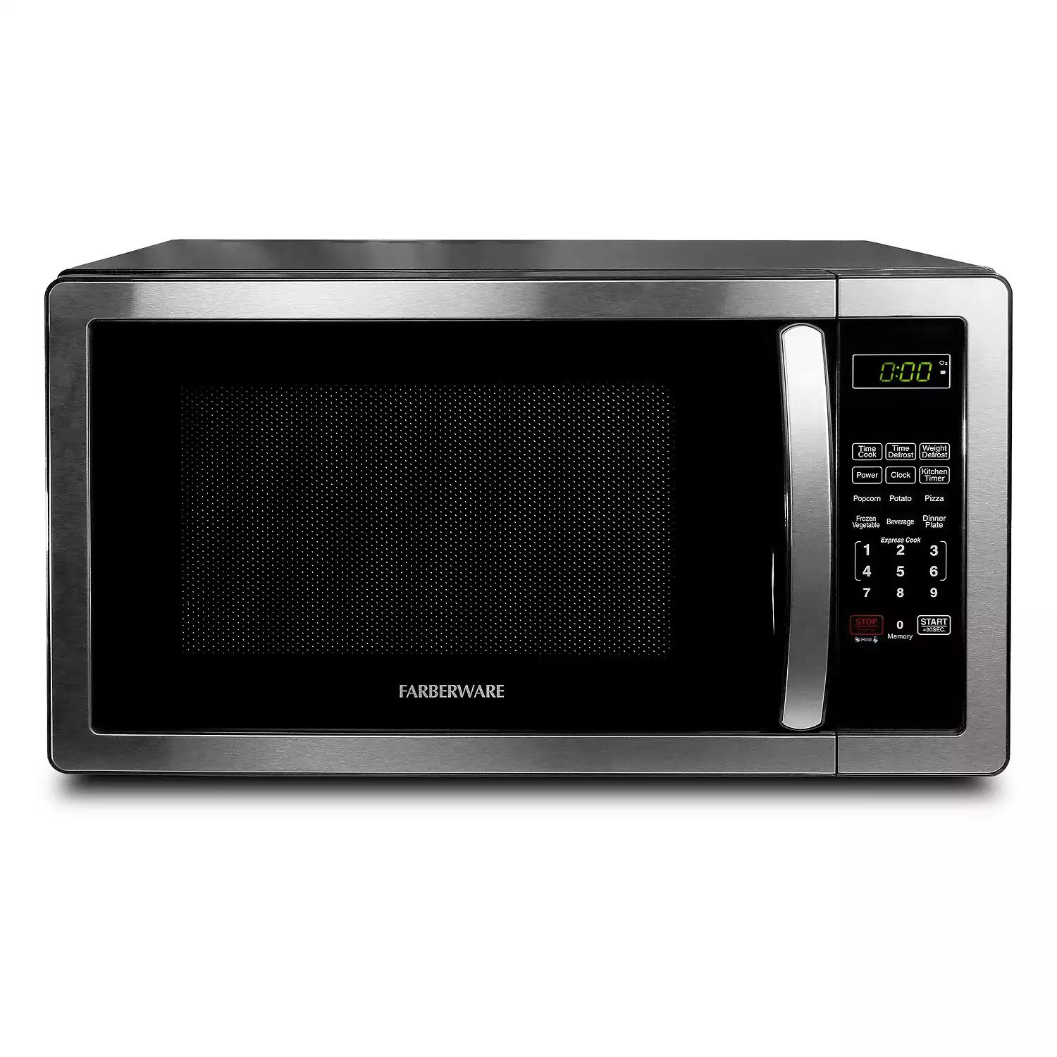 Farberware FM11SS Classic 1000-Watt Stainless Steel Microwave Oven