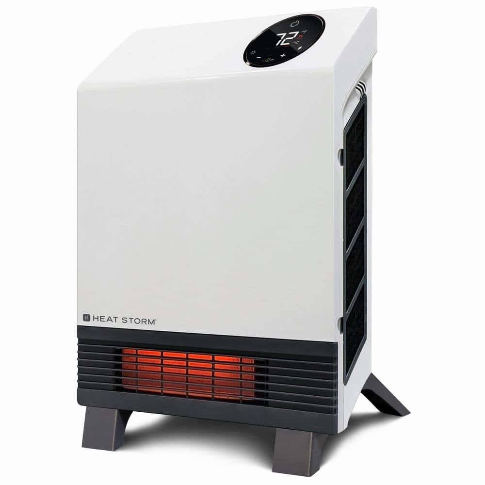 Heat Storm HS-1000-WA 1,000-Watt Electric Wave Floor to Wall Unit Infrared Space Heater