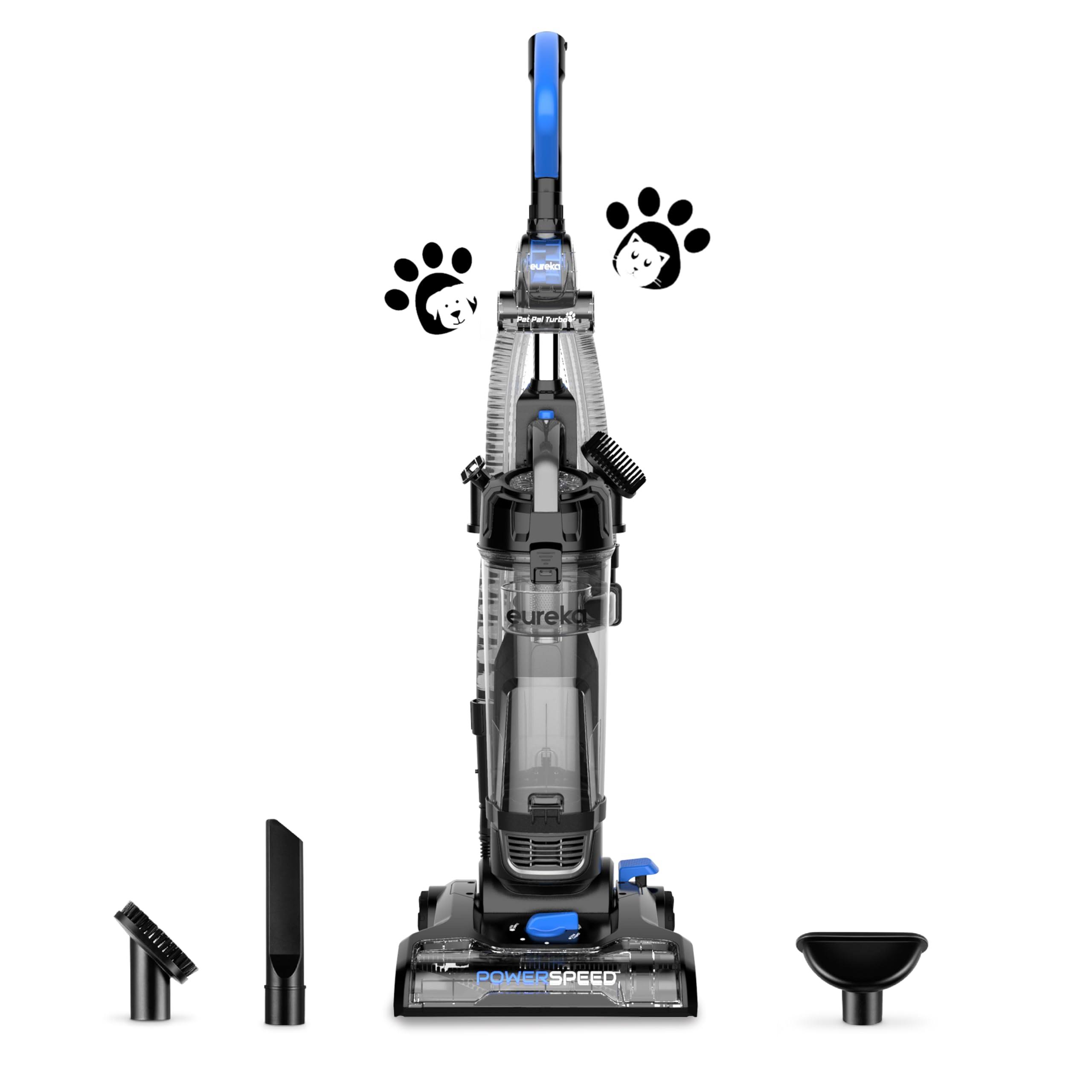 Eureka NEU181A PowerSpeed Bagless Upright Vacuum Cleaner, Pet Turbo, Black