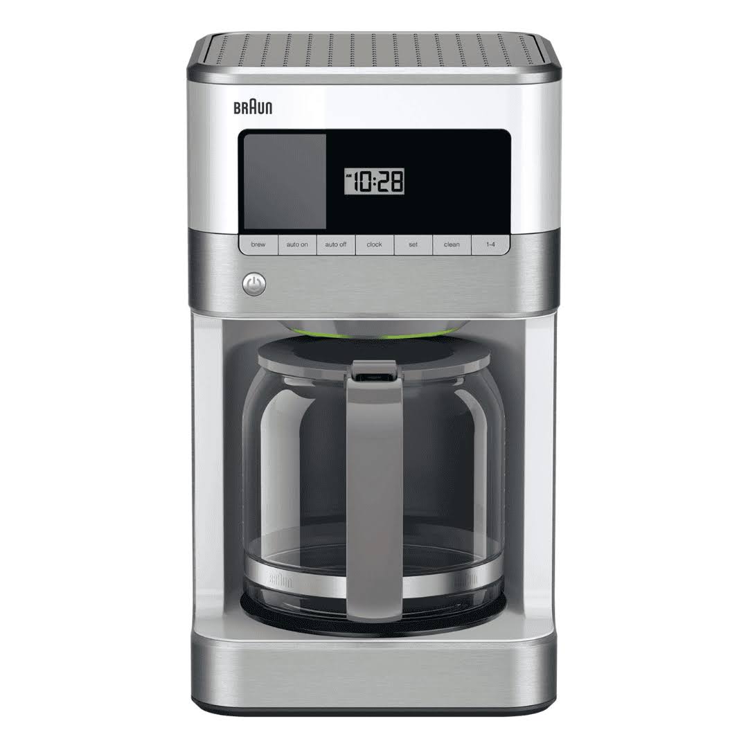 Braun BrewSense 12-Cup Drip Coffee Maker with Brew Strength Selector and Glass Carafe   White