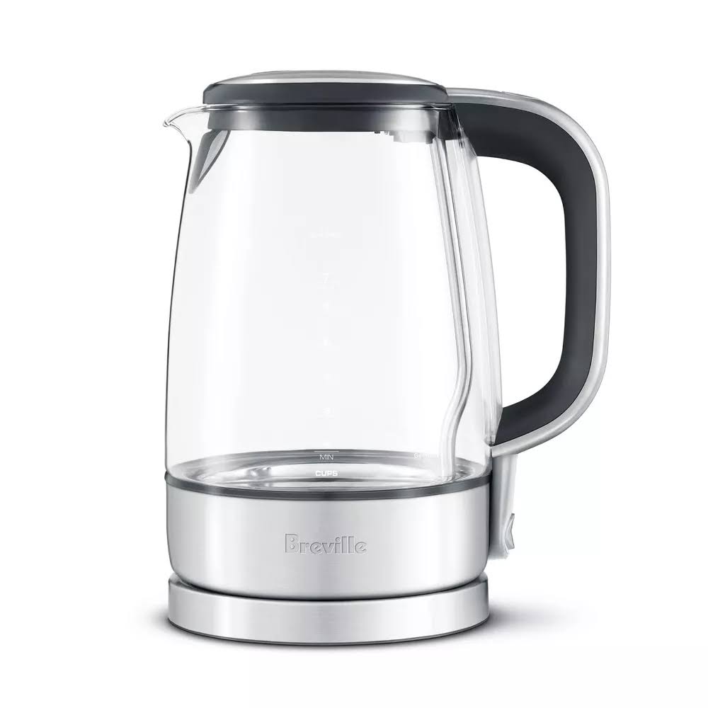 Crystal Clear Electric Kettle Brushed Stainless Steel