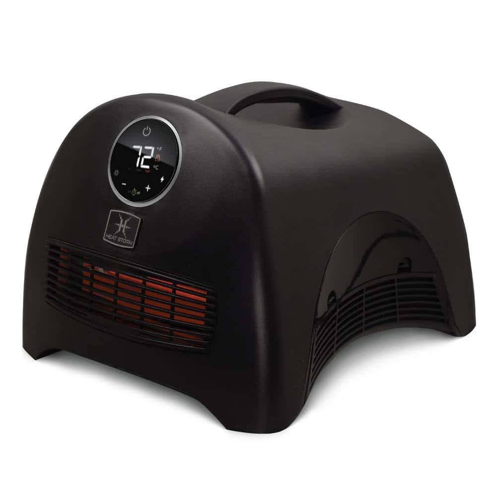 Heat Storm HS-1500-ISA Sahara 1,500-Watt Infrared Quartz Portable Heater with Built-In Thermostat and Over Heat Sensor
