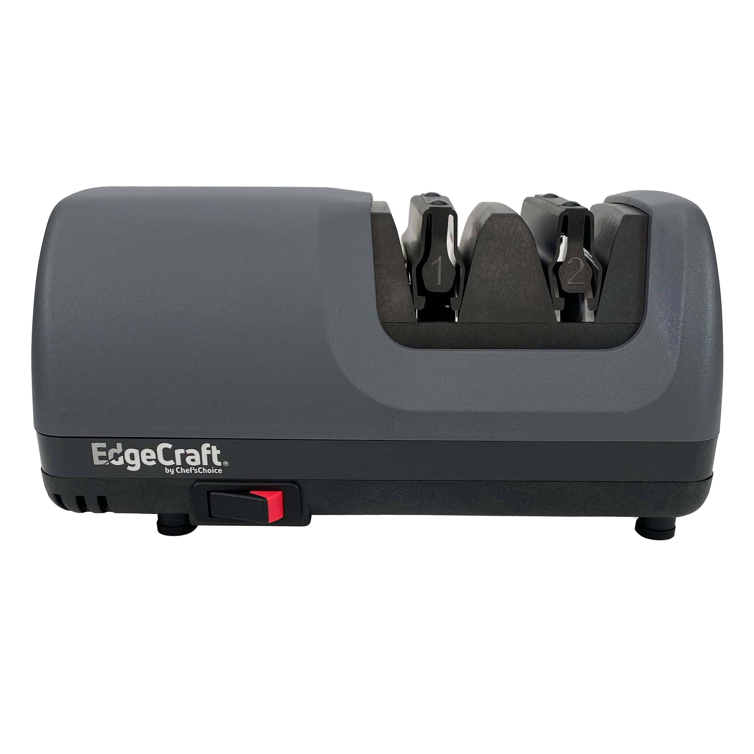 Edgecraft Model E315 Professional Electric Knife Sharpener, 2-stage 15-degree Dizor, In Gray (she315gy11)
