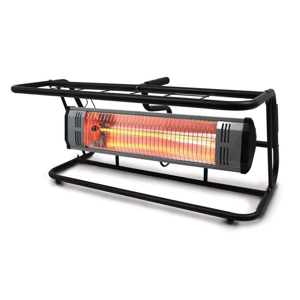 Heat Storm HS-1500-TRC Tradesman 1,500-Watt Outdoor Electric Infrared Quartz Portable Space Heater with Roll Cage and Wall/Ceiling Mount