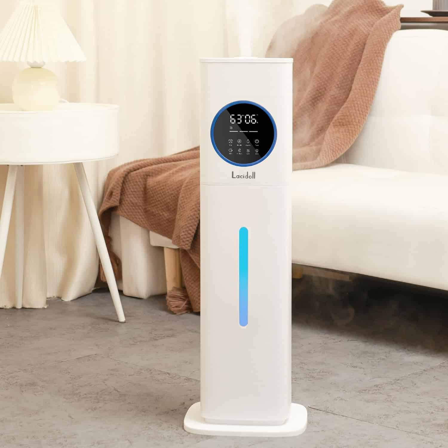 Warm and Cool Mist Humidifiers for Bedroom Home, 2.1gal Quiet Humidifier