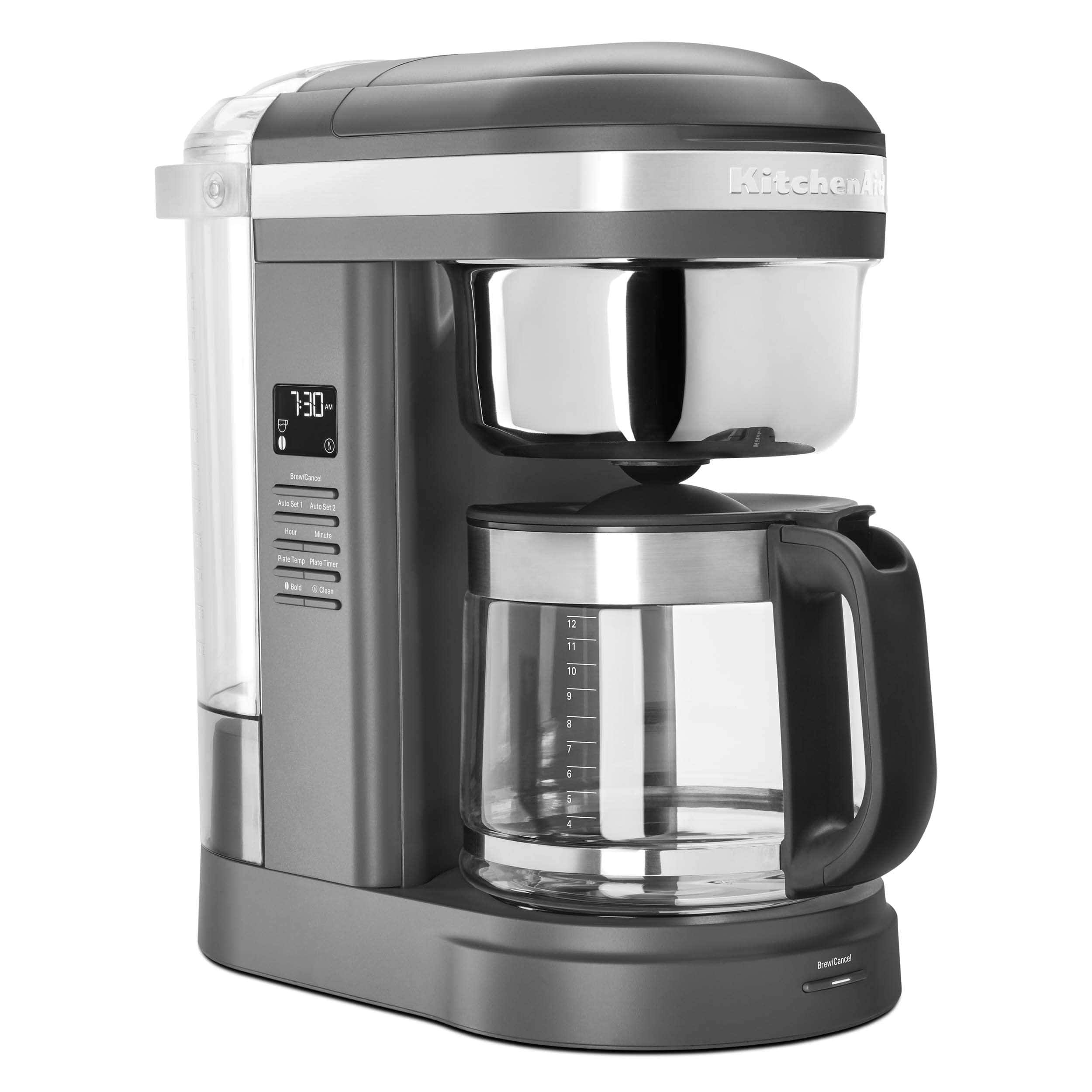KCM1209DG Drip Coffee Maker, 12 Cup, Matte Grey