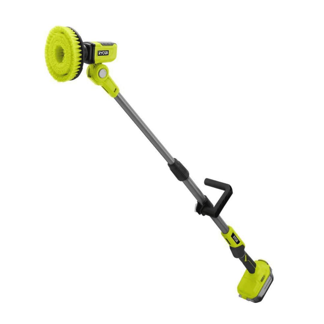 RYOBI P4500 ONE+ 18V Cordless Telescoping Power Scrubber (Tool Only)