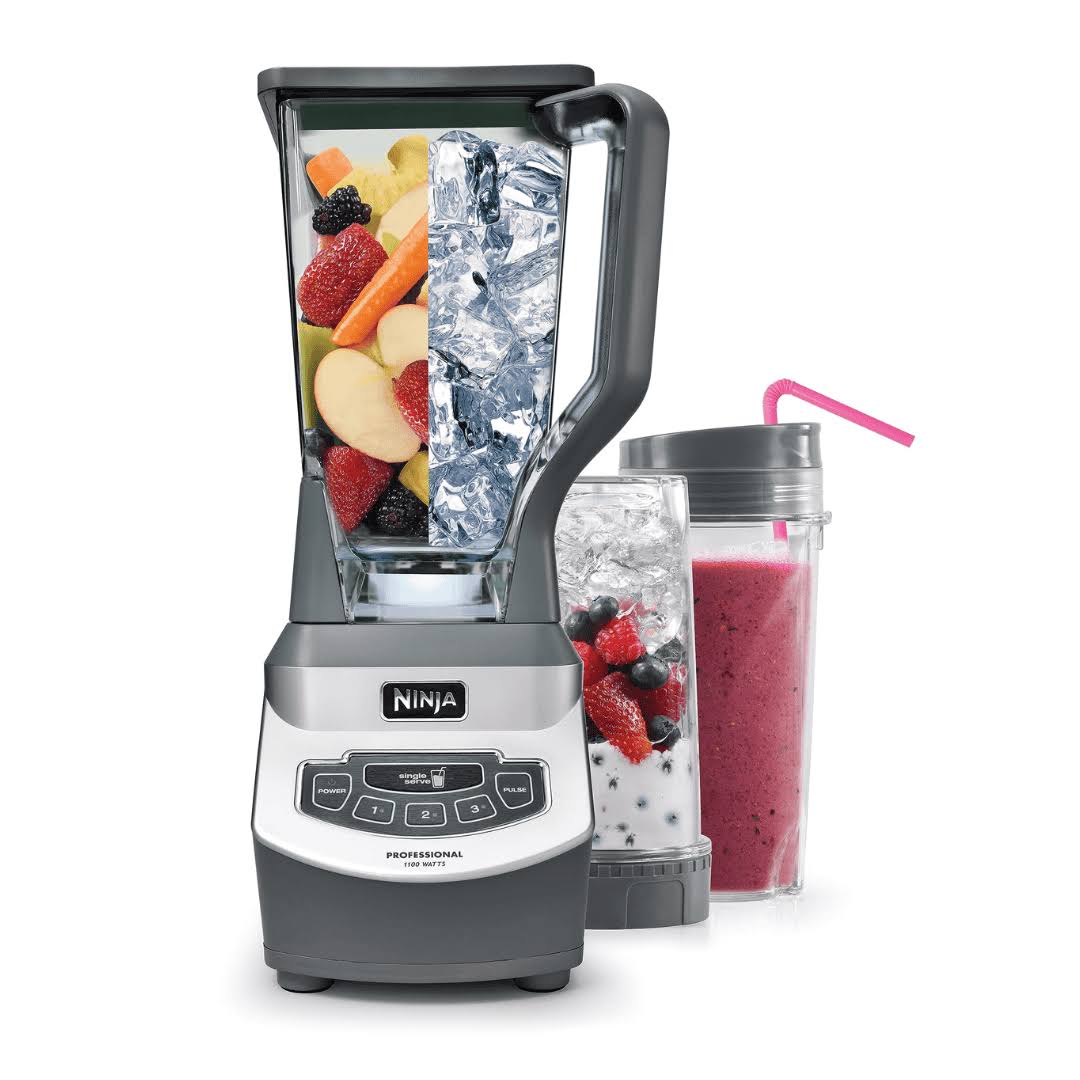 BL660 Professional Compact Smoothie   Food Processing Blender, 1100-Watts, 3 Functions, Gray