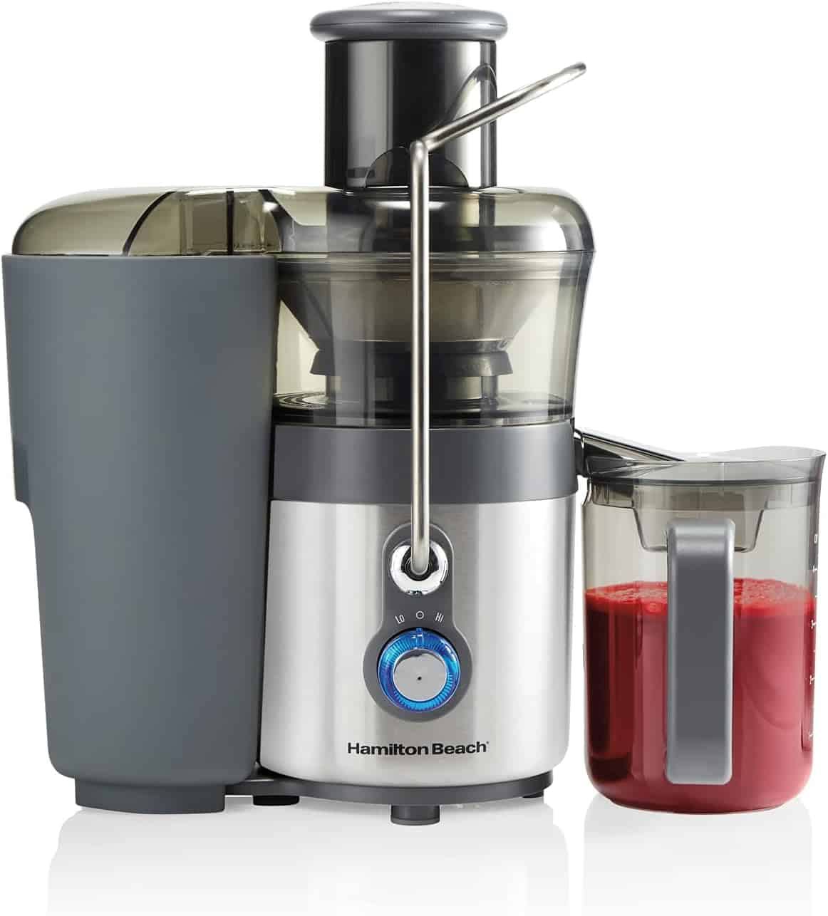 Juicer Machine, Centrifugal Extractor, Holds 40 oz.   850W Motor, Silver