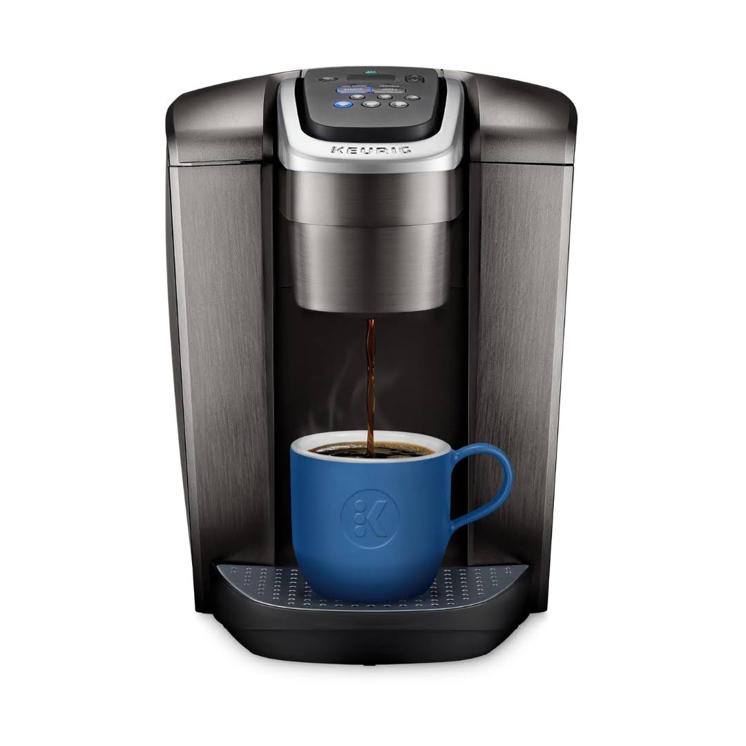 K-Elite Single-Serve K-Cup Pod Coffee Maker, Brushed Slate, 12 oz. Brew Size