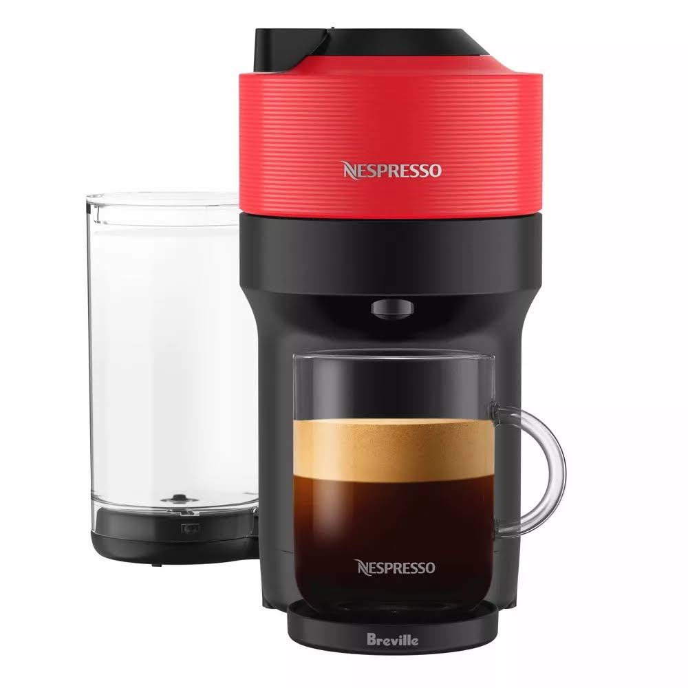Pop+ Coffee Maker and Espresso Machine   Red