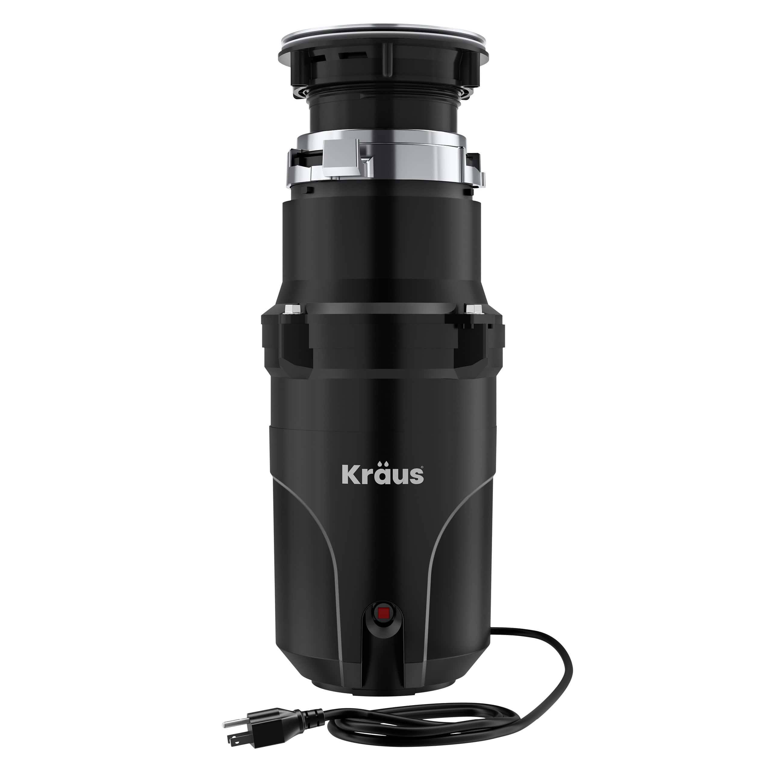 Kraus WasteGuard Corded 1/2-HP Continuous Feed Noise Insulation Garbage Disposal