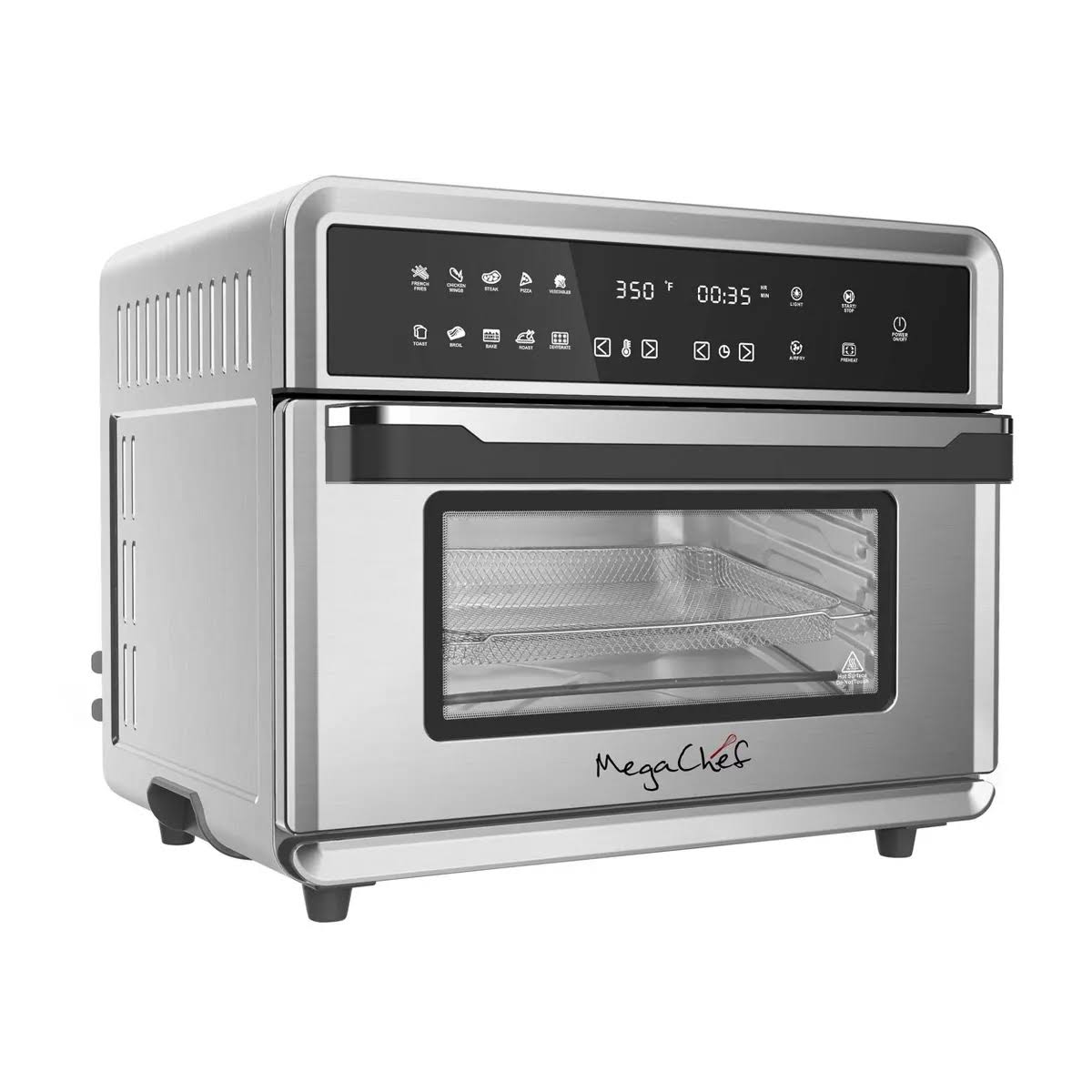 MegaChef 10-in-1 Multi-function Counter Top Oven   Silver