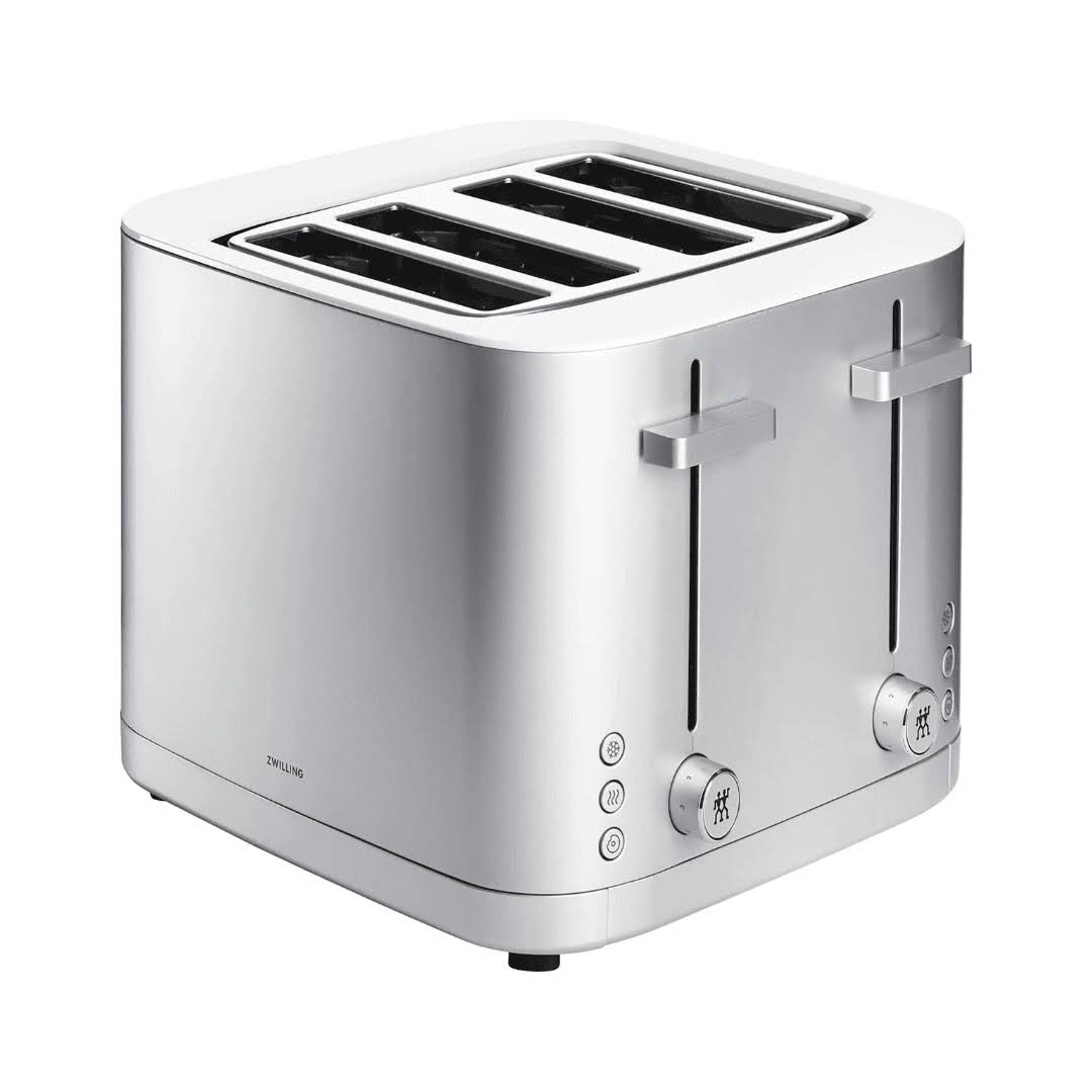 Zwilling Enfinigy Toaster- 4 Slot 4-Slice Gray 1710-Watt Toaster