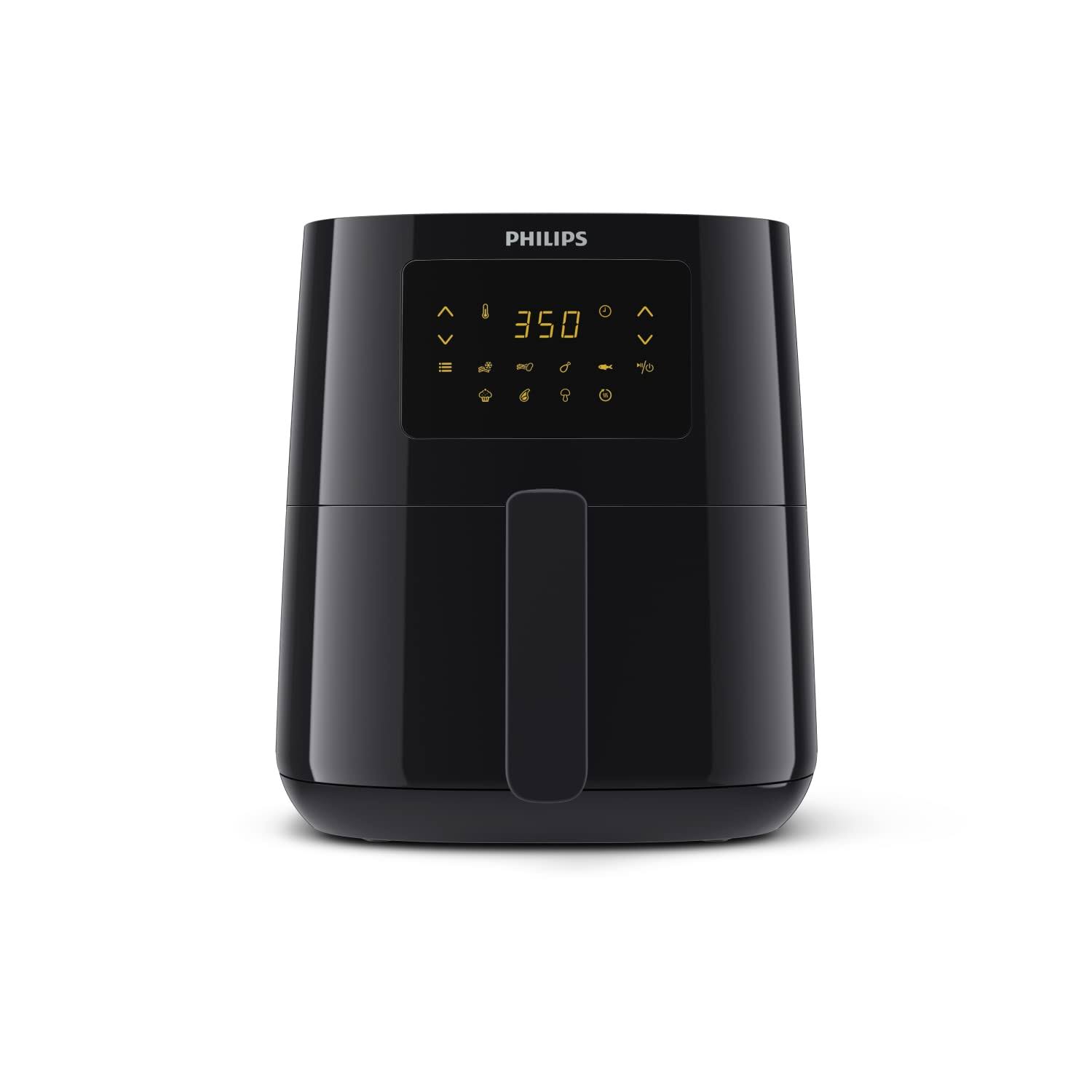 PHILIPS 3000 Series Air Fryer Essential Compact with Rapid Air Technology, 13-in-1 Cooking Functions, 4.1L capacity, Black