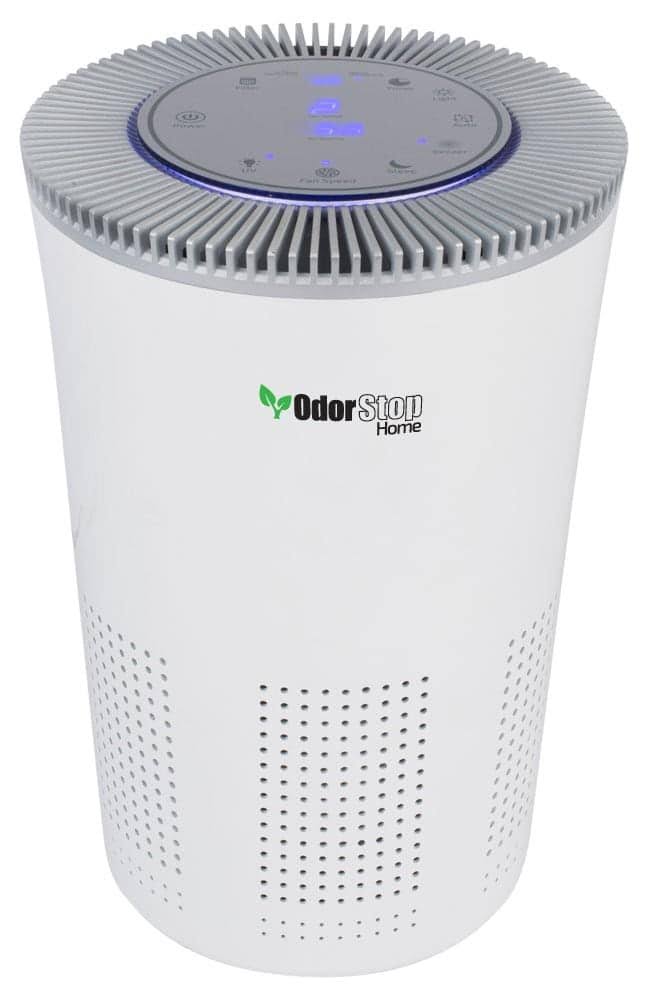OdorStop 5-Speed White HEPA and Uv Air Purifier (Covers: 1000-sq ft)