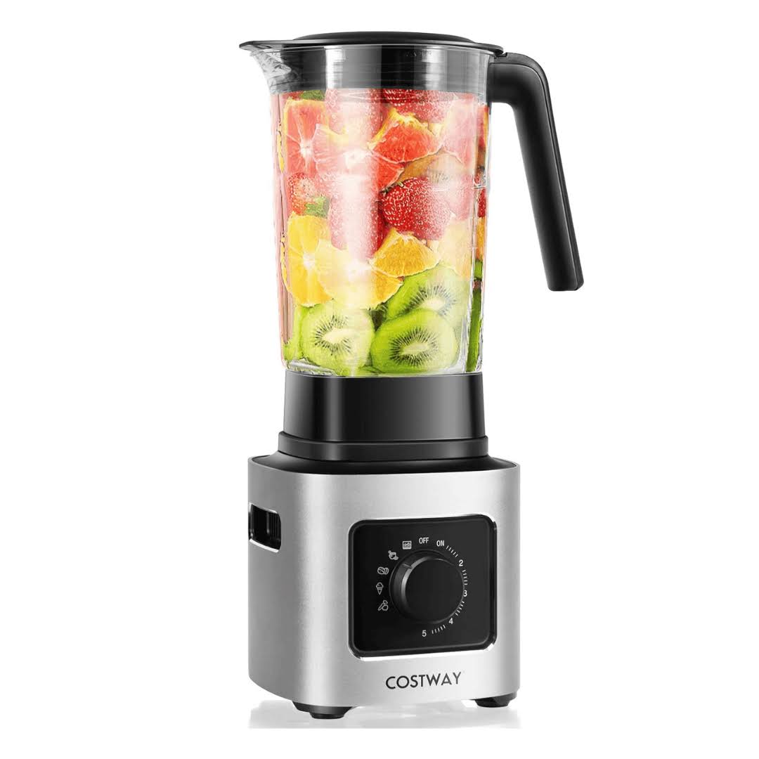 1500W 5-Speed Countertop Smoothie Blender with 5 Presets and 68oz Tritan Jar