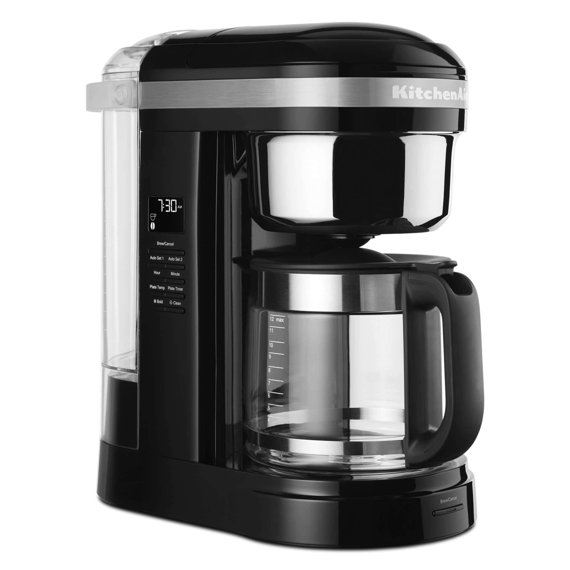 12-Cup Onyx Black Residential Drip Coffee Maker
